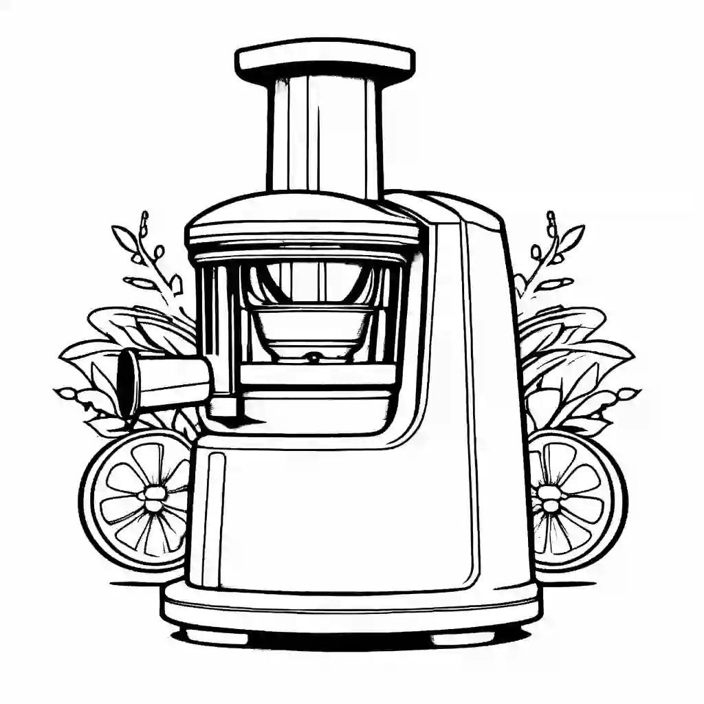 Juicer coloring pages